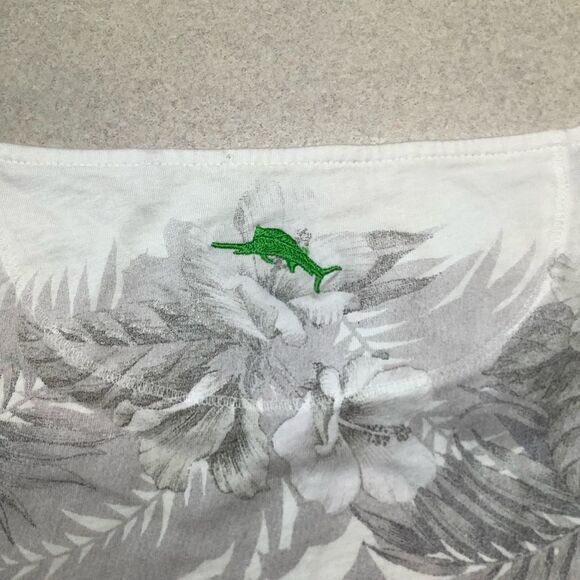 Seattle Seahawks Tommy Bahama White Floral Victory T-Shirt Small - Picture 6 of 8